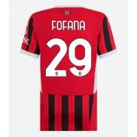 Maglie da calcio AC Milan Youssouf Fofana #29 Prima Maglia Femminile 2024-25 Manica Corta